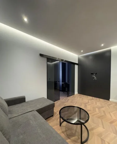 Tirane, jepet me qera apartament 1+1+Ballkon Kati 1, 60 m² 600 € (Liqeni i thate , rruga peti)