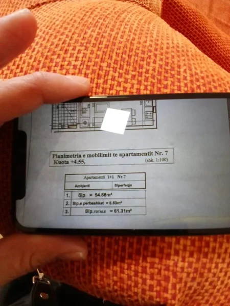 Tirane, shitet apartament 1+1+Ballkon Kati 1, 61 m² 138.000 € (21 dhjetori ,prane supermarket Joena)