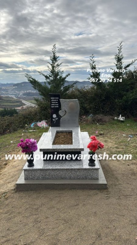 Tirane, ofroj Punime varresh - modele varresh graniti ne forme zemre