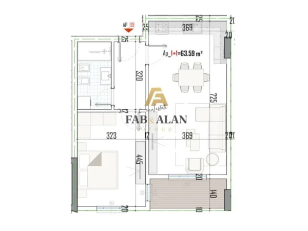 Tirane, shitet apartament 1+1 Kati 1, 75 m² 59.800 € (Kamez)