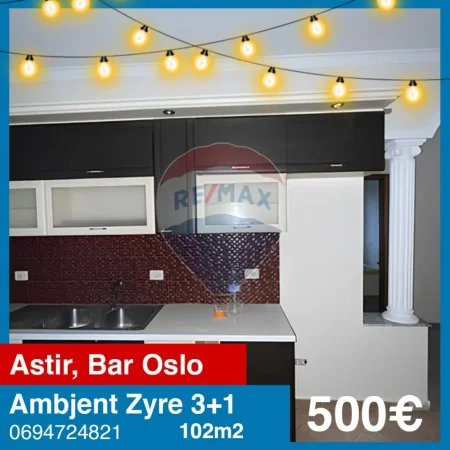 Tirane, jepet me qera apartament 3+1 , 102 m² 500 € 