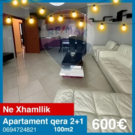 Tirane, jepet me qera apartament 2+1 Kati 0, 102 m² 600 € 