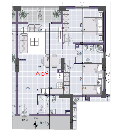 Tirane, shes apartament  (Rruga e Elbasanit)