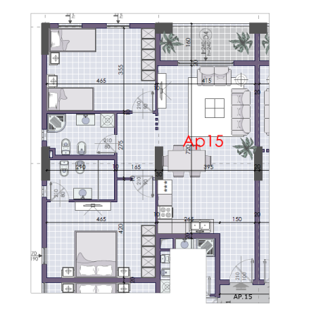 Tirane, shes apartament  (Rruga e Elbasanit)