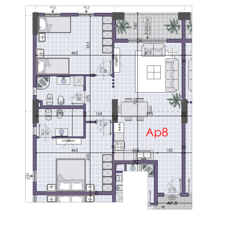 Tirane, shes apartament  (Rruga e Elbasanit)