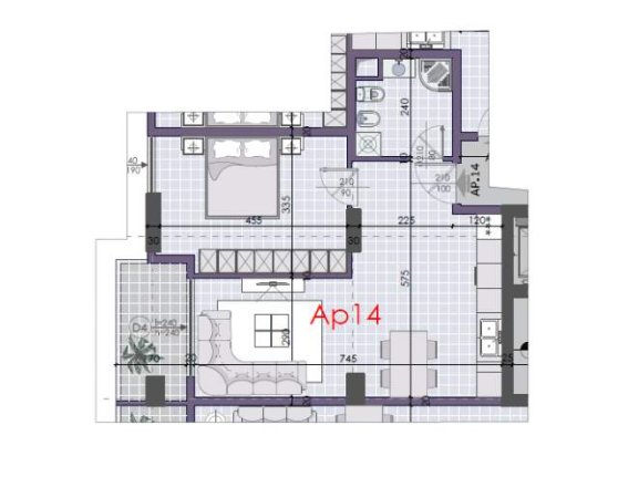 Tirane, shes apartament  (Rruga e Elbasanit)
