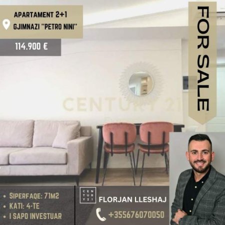 Tirane, shitet apartament 2+1 Kati 4, 71 m² 114.900 Euro (Sheshi Willson)