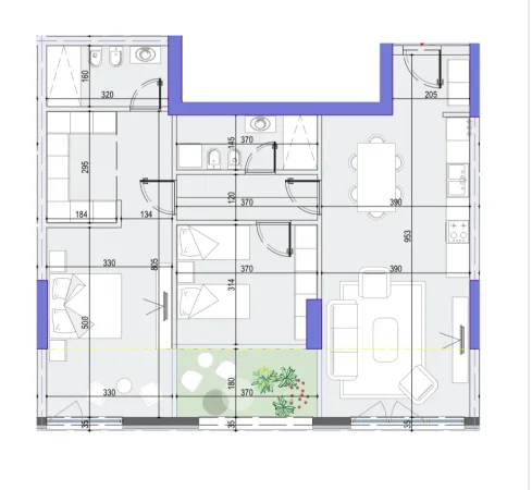 Tirane, shitet apartament 2+1 Kati 4, 130 m² 286.000 € (Komuna e Parisit)
