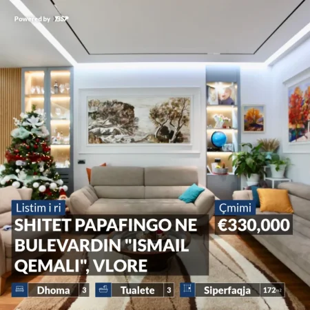 Vlore, shitet apartament+verande | Penthouse 3+1+Aneks+Ballkon , 172 m² 330.000 € (BULEVARDI ISMAIL QEMALI, VLORE)