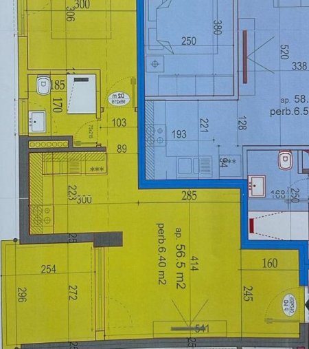 Tirane, shitet apartament 1+1+Ballkon Kati 5, 63 m² 53.465 € (Rezidenca Metropolitan, Kamze)