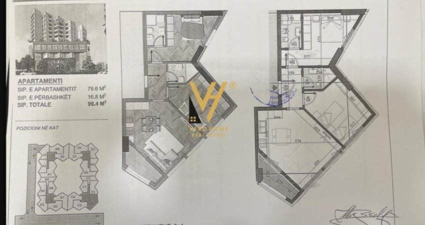 Tirane, shitet apartament 2+1 Kati 5, 96 m² 159.000 € (RRUGA DRITAN HOXHA)