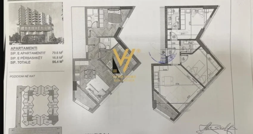 Tirane, shitet apartament 2+1 Kati 5, 96 m² 159.000 € (RRUGA DRITAN HOXHA)