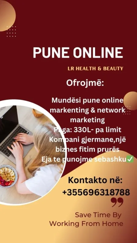 Tirane, ofroj Pune online 1.000 €