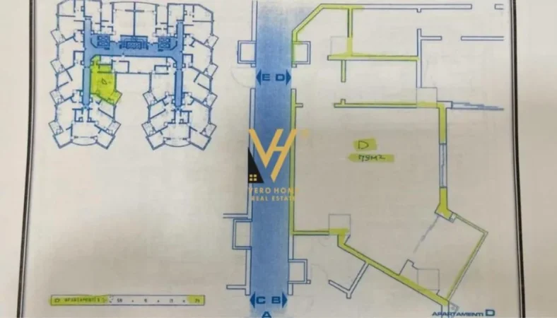 Durres, shitet apartament 1+1+Ballkon Kati 3, 79 m² 57.000 € (SHKALLNUR)