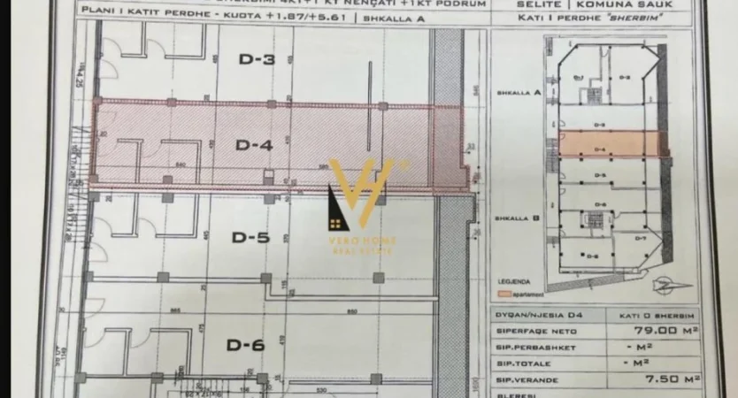 Tirane, shitet apartament 1+1+Ballkon Kati 0, 79 m² 130.000 € (SELITE)