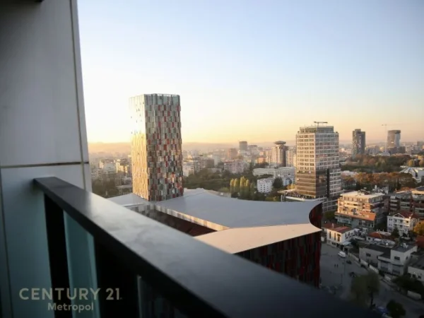 Tirane, jepet me qera apartament 2+1 Kati 19, 95 m² 1.500 € (Stadiumi Dinamo)