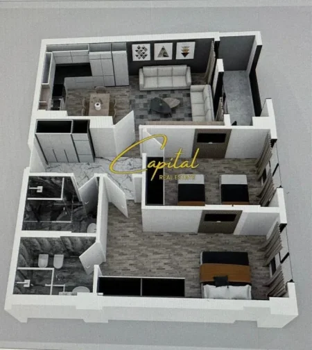 Tirane, shitet apartament 2+1 Kati 1, 91 m² 185.500 € (STACIONI TRENIT)