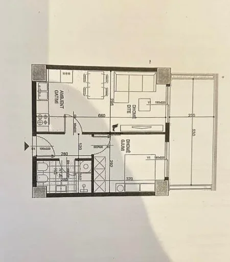 Tirane, shitet apartament 1+1 Kati 2, 77 m² 108.500 € (FUSHA E AVIACIONIT)