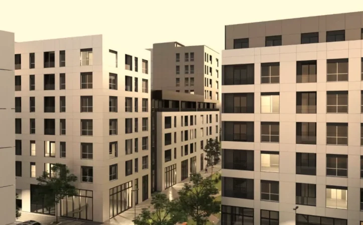 Tirane, shes apartament 1+1+Ballkon Kati 5, 62 m² 181.000 € (Rezidenca Jordan)