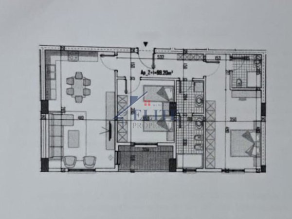 Tirane, shitet apartament 2+1+Ballkon Kati 4, 116 m² 90.145 € (Kamez)