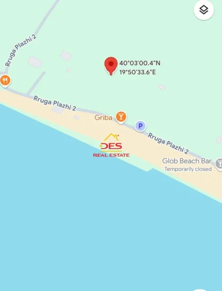 Vlore, shitet toke ne bregdet , 965 m² 175.000 € (Rruga Plazhi 2, Borsh)