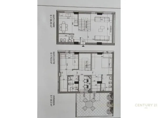 Tirane, shes apartament duplex Dublex Kati 5, 174 m² 339.000 € (Kodra e Diellit 1!)