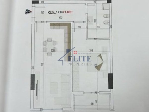 Tirane, shitet apartament 1+1+Ballkon Kati 1, 86 m² 100.260 € (Paskuqan)
