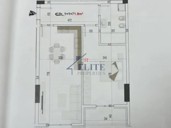 Tirane, shitet apartament 1+1+Ballkon Kati 1, 86 m² 100.260 € (Paskuqan)