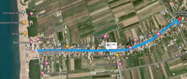 Spille, shes toke ne bregdet 800 m² 50 Euro/m2
