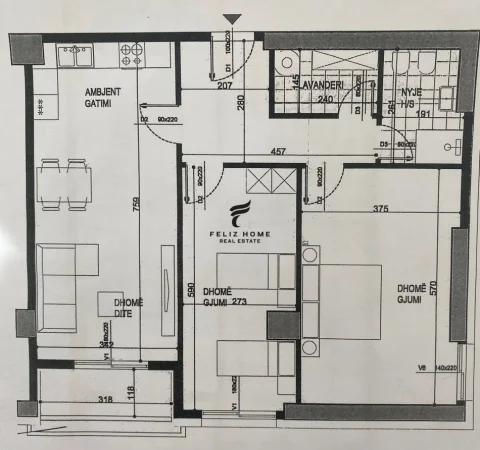 Tirane, shitet apartament 2+1+Ballkon Kati 6, 122 m² 188.000 € (ISH FUSHA E AVIACIONIT)