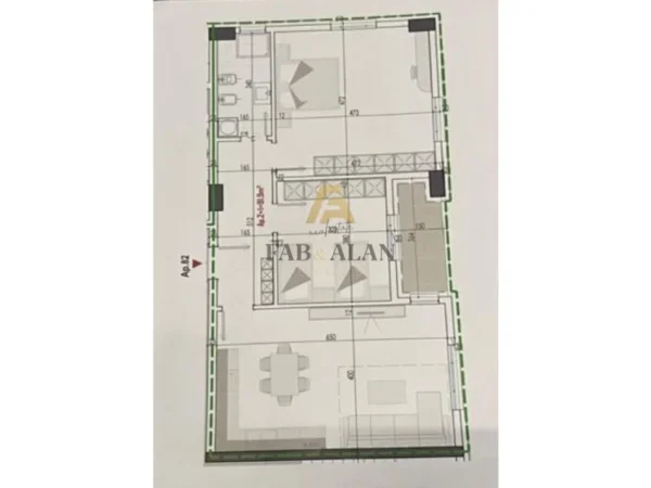 Tirane, shitet apartament 2+1 Kati 7, 107 m² 90.600 € (Kamez, Prane Ullirit)