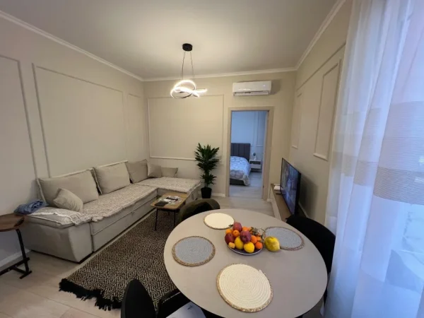 Tirane, jepet me qera apartament 1+1, Kati 3, 70 m² 550€ (Unaza e Re, River Residence)
