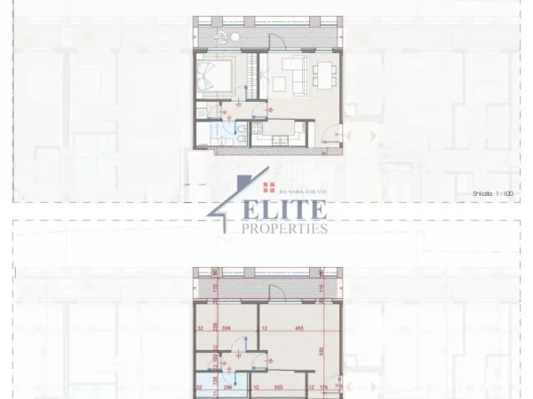 Tirane, shitet apartament 1+1+Ballkon Kati 7, 84 m² 183.700 € (Don Bosko)