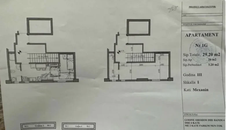 Tirane, jepet me qera garsonier Kati 1, 30 m² 47.000 € (Selit)