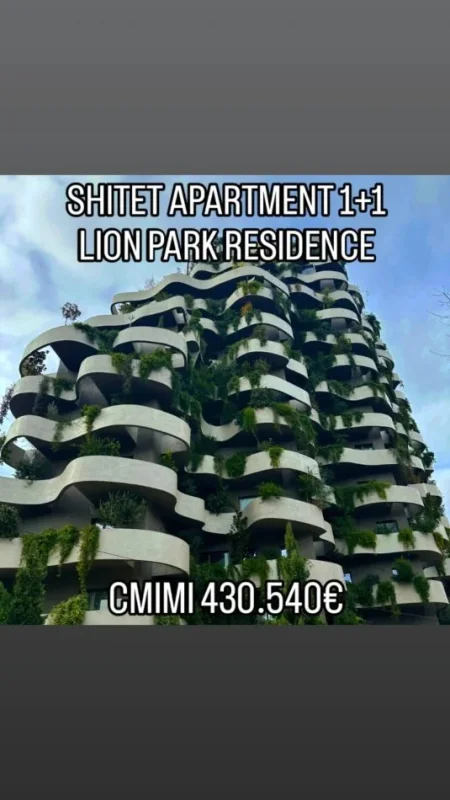 Tirane, shitet apartament 1+1+Ballkon Kati 4, 160 m² 430.540 € (Lion Park, Rruga e Elbasanit)