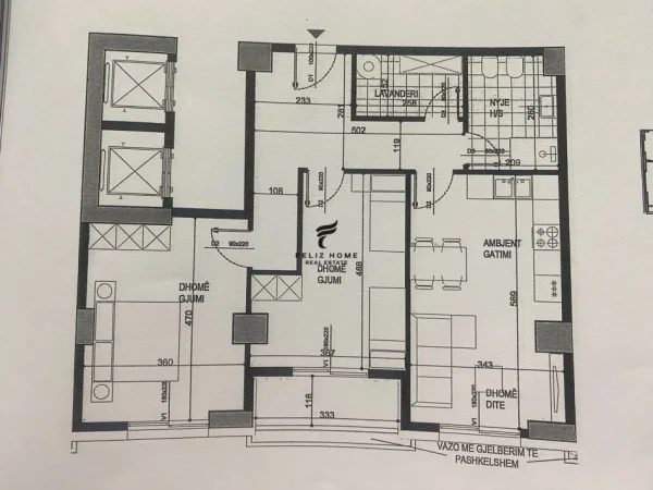 Tirane, shitet apartament 2+1+Ballkon Kati 6, 115 m² 177.000 € (ISH FUSHA AVIACIONIT)