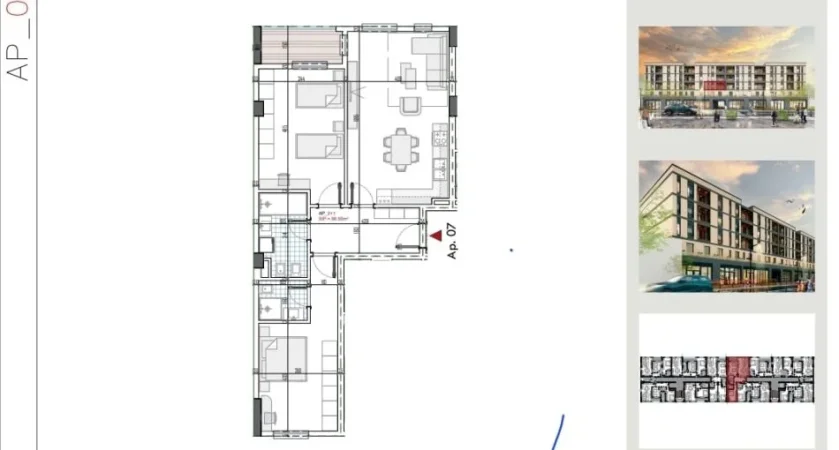 Tirane, shitet apartament 2+1 Kati 2, 112 m² 86.000 € (Bulevardi blu)