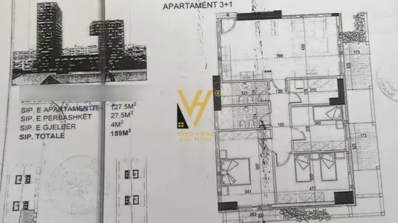 Tirane, jepet me qera zyre Kati 18, 160 m² 2.000 € (RRUGA E KAVAJES)