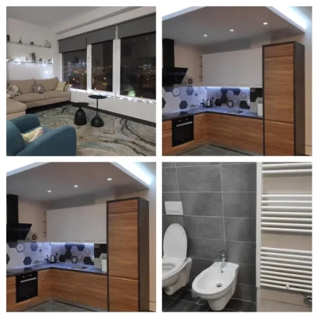 Tirane, jepet me qera apartament 2+1+Ballkon Kati 11, 90 m² 1.200 € (PAZARI I RI)