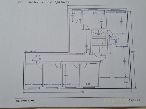 Tirane, jepet me qera zyre Kati 1, 182 m² 1.500 € (21 dhjetori)