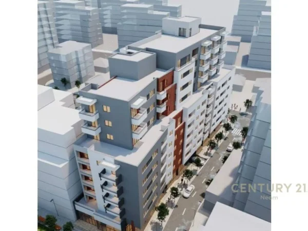 Tirane, shes apartament 1+1 Kati 7, 57 m² 143.000 € (rruga pazari i ri)