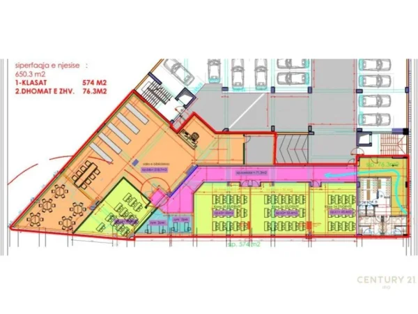 Tirane, jap me qera ambjent biznesi , 650 m² 7.800 € (Kodra e Diellit)