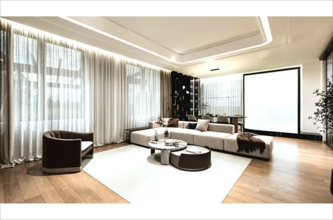 Tirane, shitet apartament 3+1+Ballkon Kati 1, 214 m² 450.000 € (LIQENI I THATE)