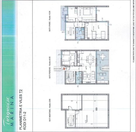 Gjiri Lalezit | Hamallaj, shitet Vile 2 Katshe , 155 m² 650.000 € (Turqouise Marina)