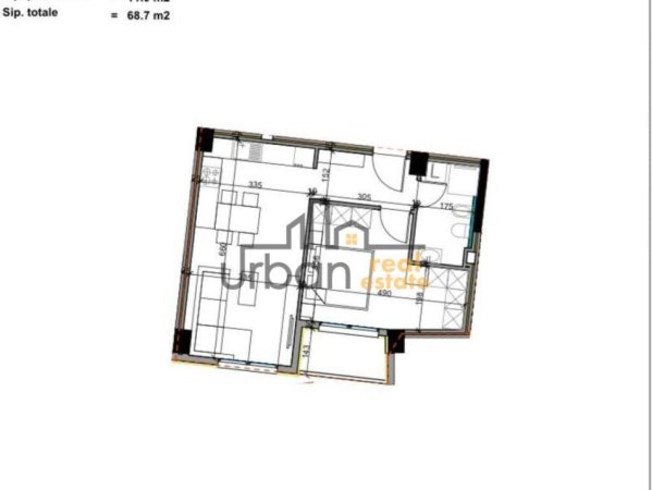 Tirane, shitet apartament 1+1+Ballkon Kati 2, 69 m² 82.450 € (Kompleksi Aluna, Paskuqan)