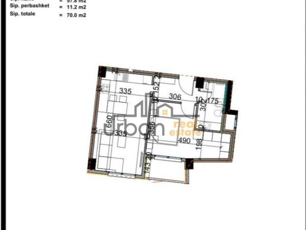 Tirane, shitet apartament 1+1+Ballkon Kati 3, 70 m² 84.000 € (Kompleksi Aluna)