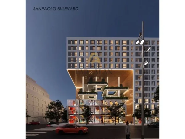 Tirane, shitet apartament 2+1+2 SANPAOLO BULEVARD Kati 5, 117 m² 175.000 € (Bulevardi i Ri)