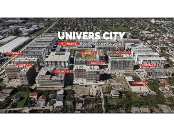 Tirane, shitet apartament 1+1 Kati 2, 61 m² 64.370 € (Univers City, QTU)