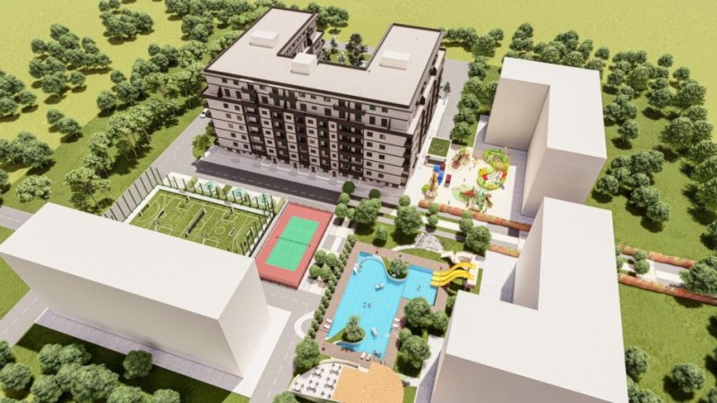 Durres, shitet apartament 1+1+Ballkon Kati 4, 59 m² 62.000 € (Golem)