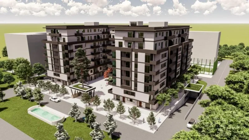 Durres, shitet apartament 1+1+Ballkon Kati 4, 59 m² 62.000 € (Golem)